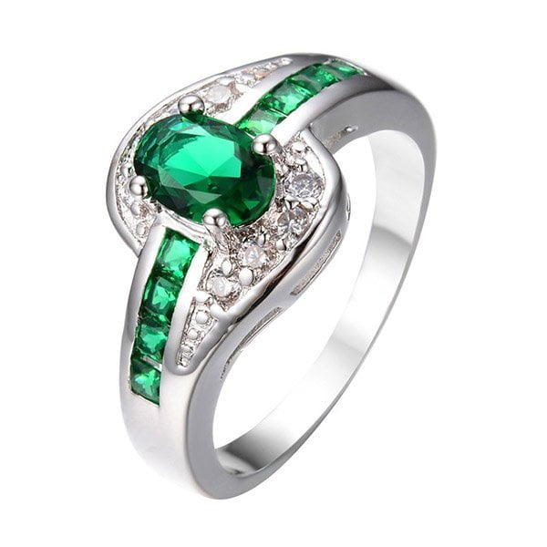 May Birthstone Emerald Ring – BlazeMall